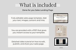 Online Course Sales Page Template