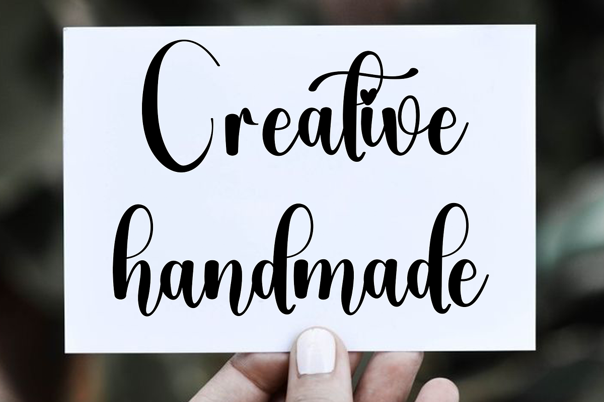 Handmade, a Handwritten Font by FreshTypeINK (Photo 2 of 7)