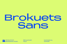 Brokuets – Extended Sans Serif