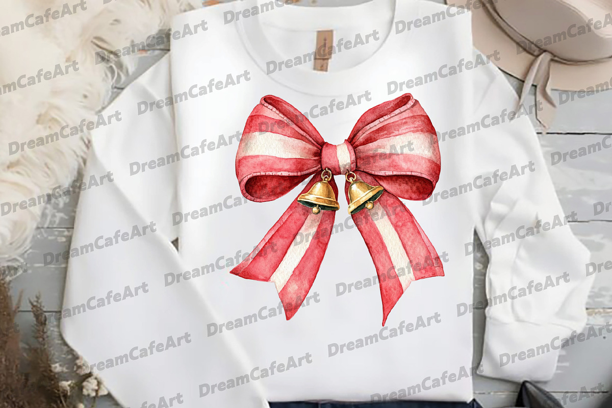 Christmas Bow Sublimation Bundle, an Illustration by DreamCafeArt (Photo 6 of 7)
