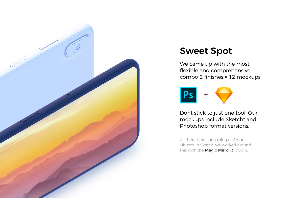 The isometric iPhone X Clay mockups, an iPhone Mockup by 360 Mockups (Photo 4 of 8)