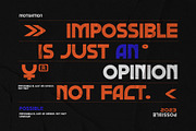 Wolvirun Futuristic Sans Serif font, a Sans Serif Font by Perfectype (Thumbnail 2 of 10)