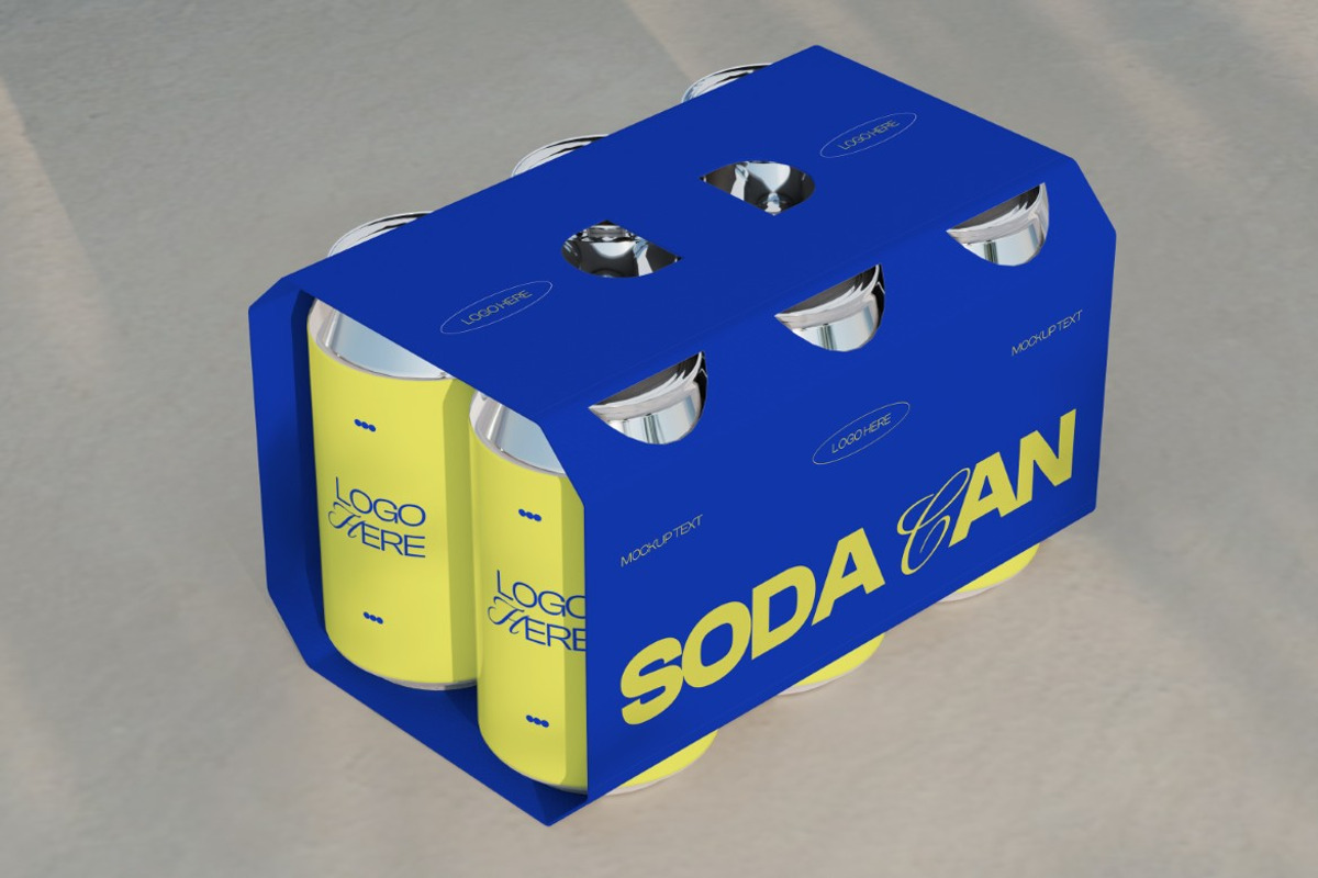 Soda Can Packaging Mockup, a Packaging Mockup by graphicook (Photo 4 of 4)