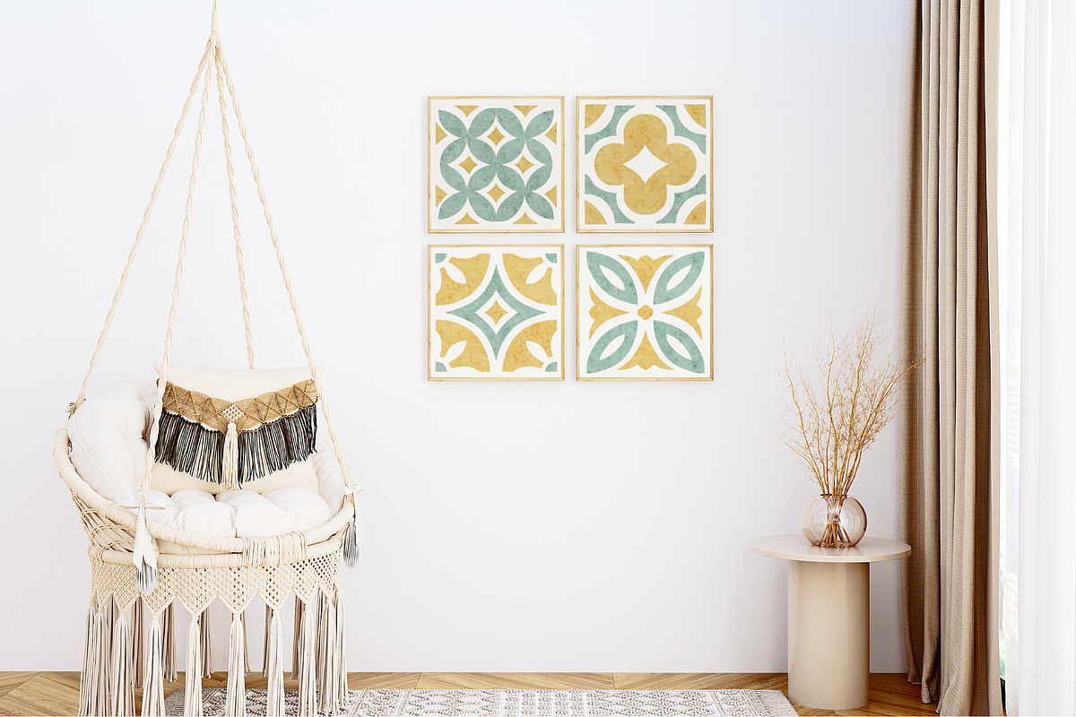 Sunlit Sage Mosaic Seamless Pattern, a Pattern Graphic by OwlAndFern (Photo 11 of 15)