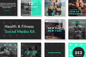 Health & Fitness Social Media Kit