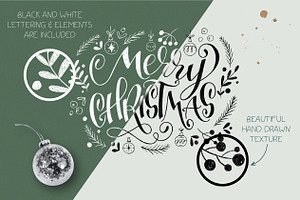 Magic Of Christmas Lettering Overlay