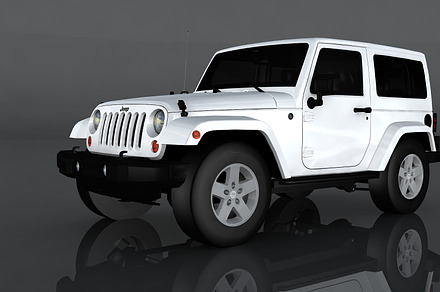 Jeep Wrangler Rubicon, a Cars & Vehicle 3D Model by valtriiu