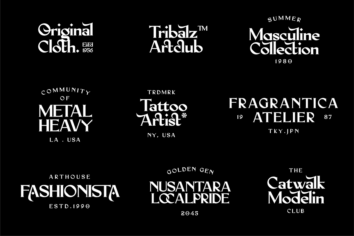AO Orchid - Decorative Typeface, a Serif Font by OwunStudio (Photo 11 of 15)