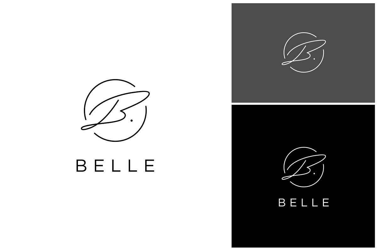 Letter B Signature Font Logo, a Branding & Logo Template by ika trisiana