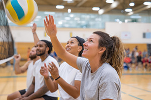 Wheelchair basketball athletes on the sidelines, a Sports & Recreation Photo by AlyaAnd
