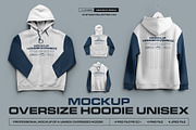 4 Mockups Unisex Oversize Hoodie, a Hoody Mockup by Grow Design Craft Studio (Thumbnail 1 of 7)