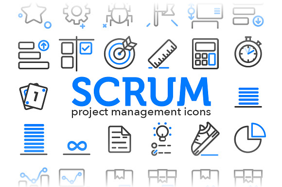 Scrum Project Management Icons