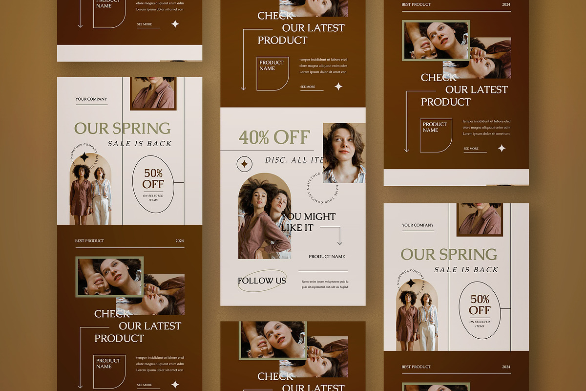 Spring Fashion Email Newsletter, an Email Template by graphicook (Photo 3 of 3)