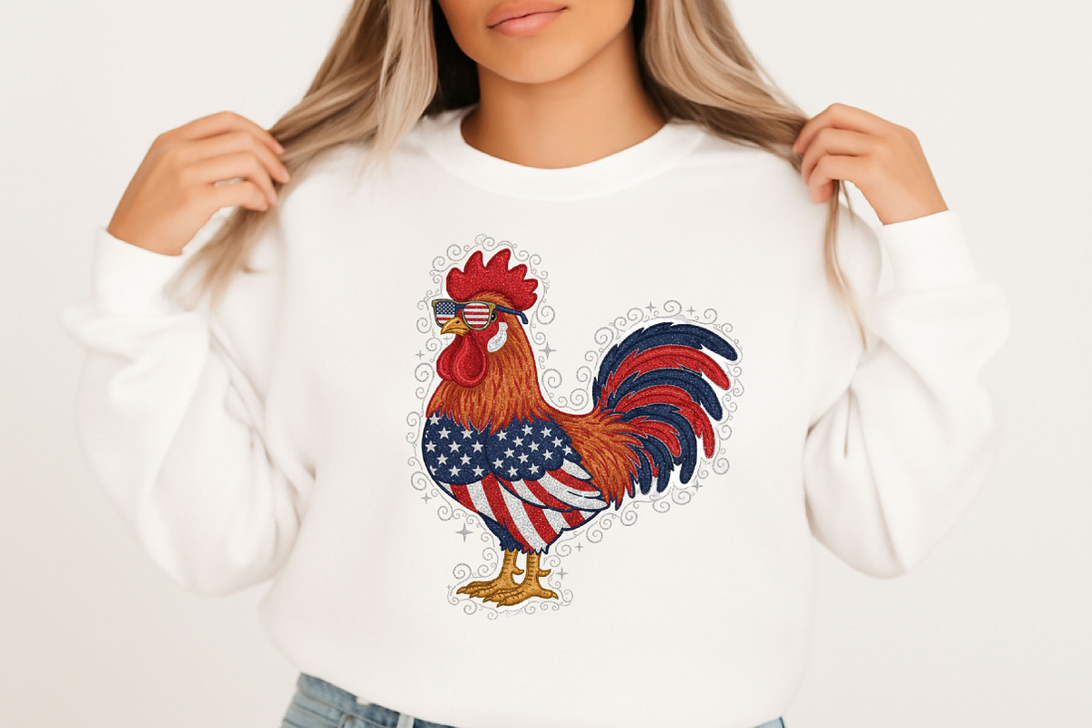 Faux Yarn American Eagle 4th of July, an Illustration by Designking (Photo 6 of 6)