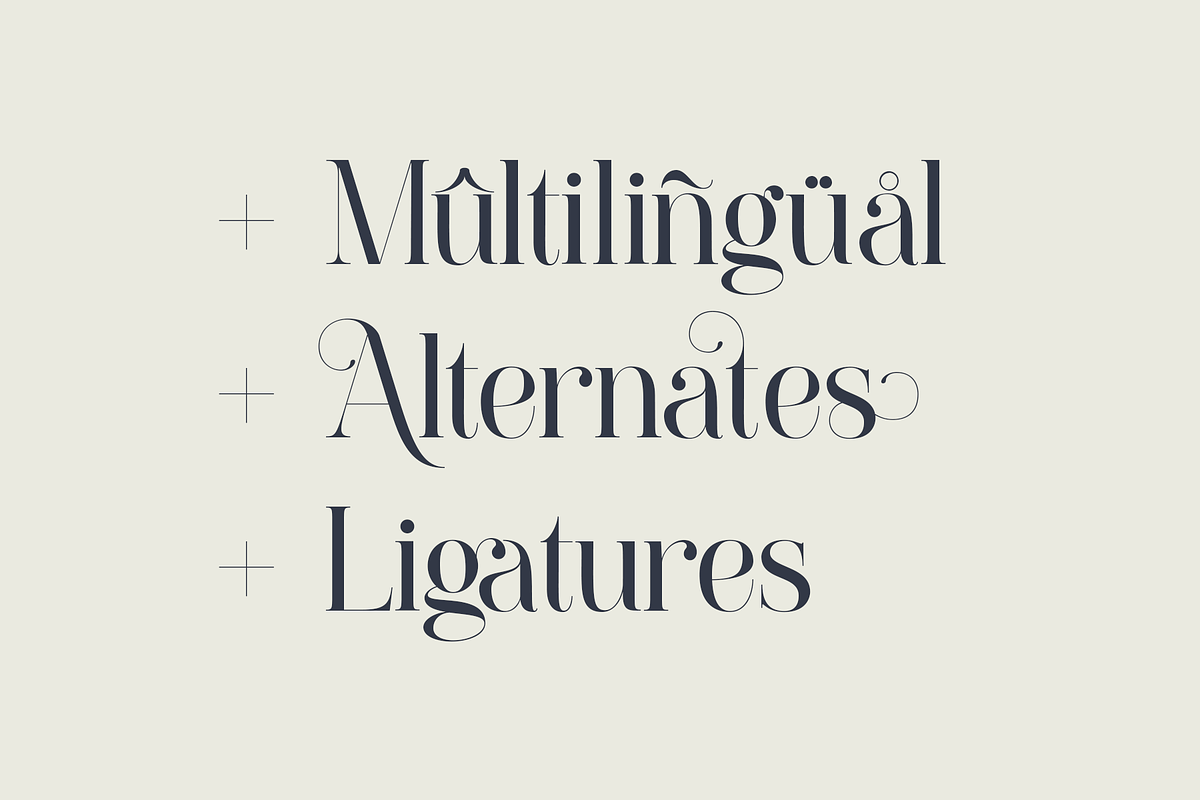 Paradizo - Elegant Serif Font, a Serif Font by Surplus Type Co (Photo 3 of 8)