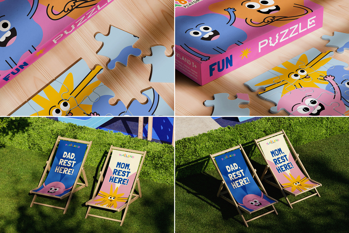 34 Kids Playground Branding Mockups, an Advertising Mockup by Vitora Mockup (Photo 9 of 11)