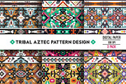 Collection Bright Aztec Patterns, a Pattern Graphic by tomuato (Thumbnail 1 of 4)