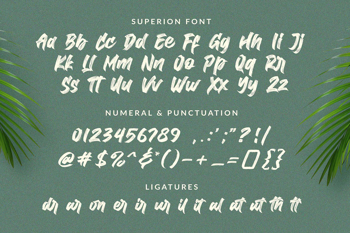 SALE! Superion / Brush Script, a Blackletter Font by Subectype Studio (Photo 10 of 10)