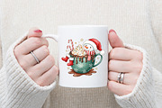 Christmas Snowman Hot Cocoa Png, an Illustration by designcity5 (Thumbnail 3 of 8)