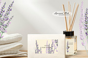 Lavender Clipart Set, a Seasonal Illustration by Leonaa art (Thumbnail 8 of 8)