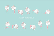 CUTE CAT on YOGA time, an Animal Illustration by MooBeer (Thumbnail 5 of 6)