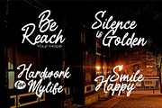 The Moonlite -  A Script Handwritten, a Script Font by nIznaztype (Thumbnail 2 of 5)