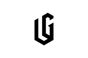 Premium Monogram Logo UG or GU