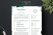 Modern Resume & CoverLetter Template, a Resume Template by careerboutique (Thumbnail 3 of 6)