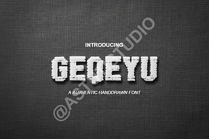 Geqeyu - Elegant Serif Font for Luxu