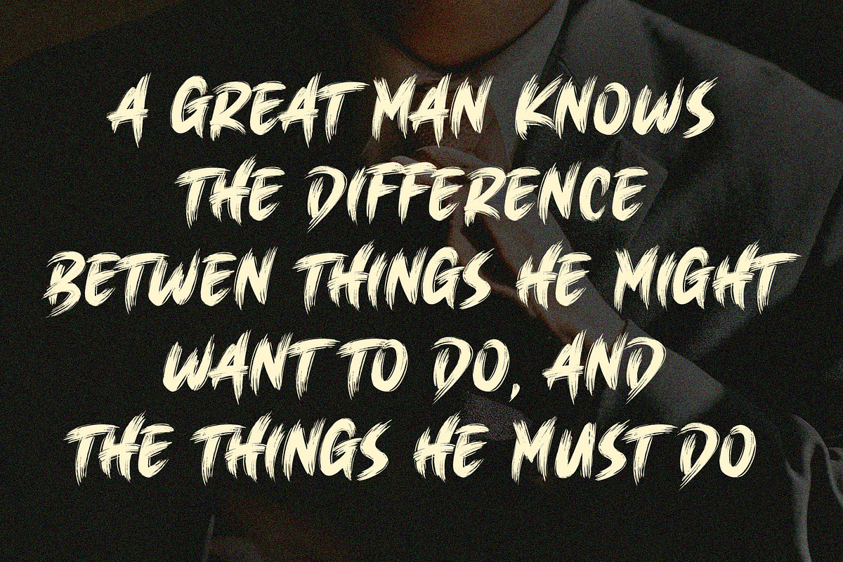 SALE! BRUSH KING / Brush Font, a Blackletter Font by Subectype Studio (Photo 9 of 11)