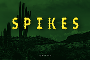 Spikes, a Symbol Font by KoNoap (Thumbnail 1 of 5)
