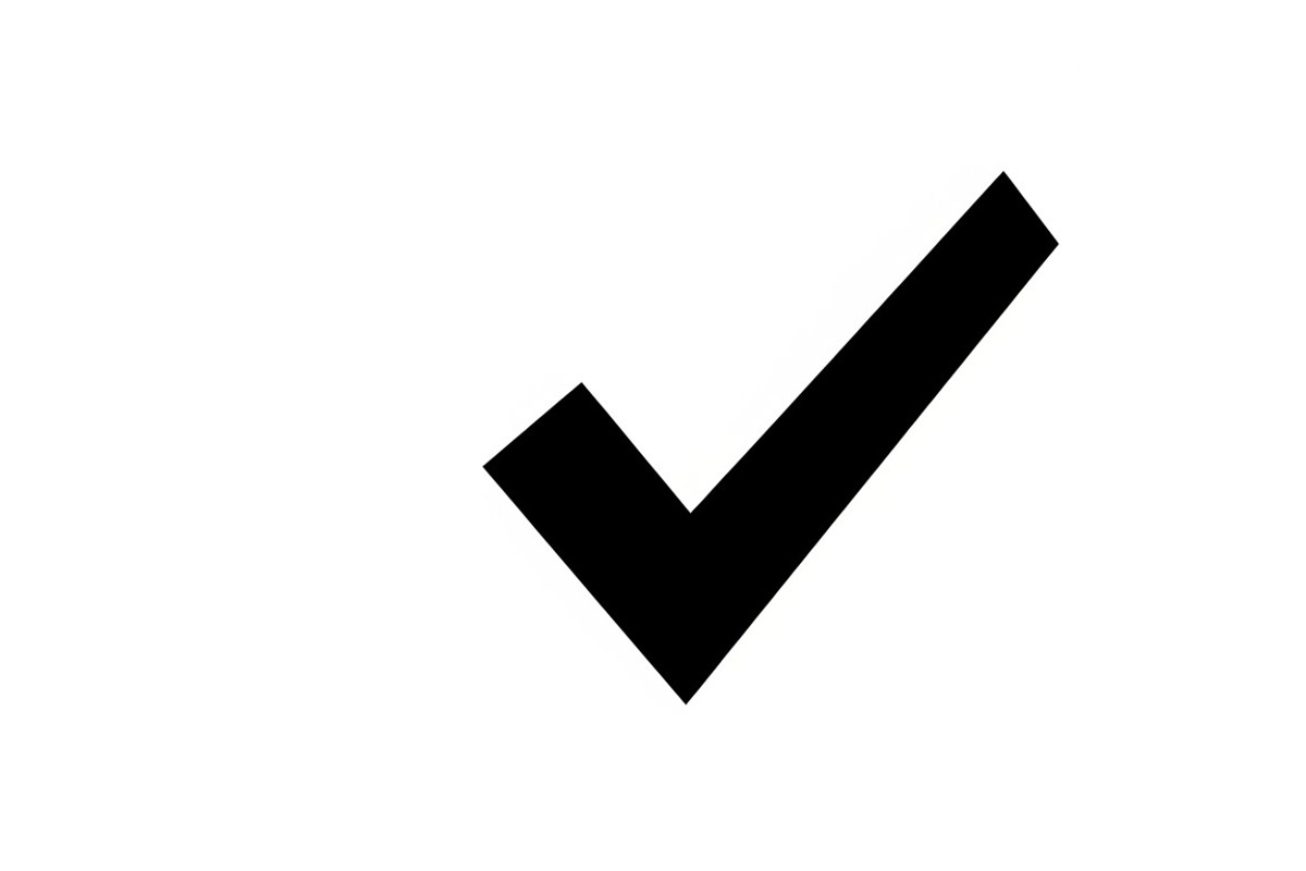 Simple and bold checkmark silhouette, an Illustration by Amazin_art (Photo 4 of 26)