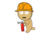 Vector firefighter characters, a Graphic by JK comics (Thumbnail 3 of 5)