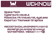 The Machine Font, a Sans Serif Font by weknow (Thumbnail 3 of 8)