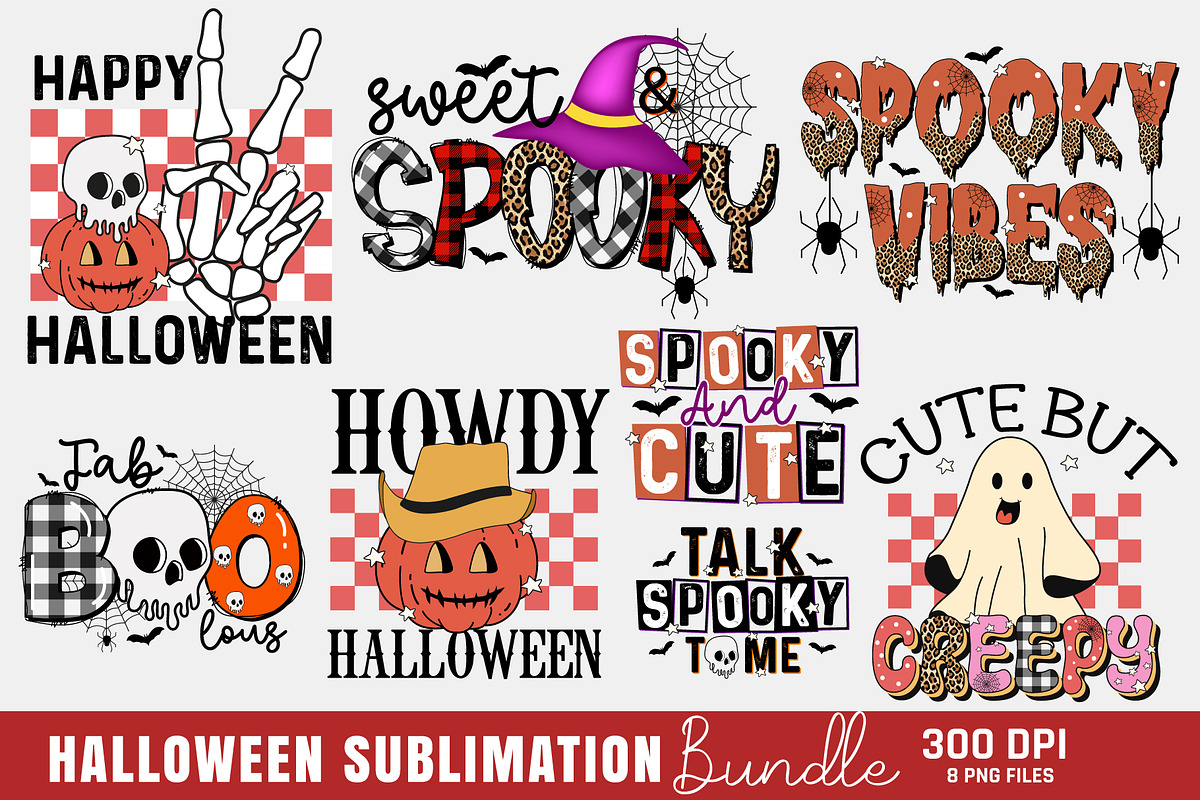 Halloween PNG Sublimation Bundle, a Graphic by craftartstudio (Photo 1 of 11)