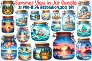 Summer View in Jar Sublimation, an Illustration by Sublimation Artist (Thumbnail 1 of 6)