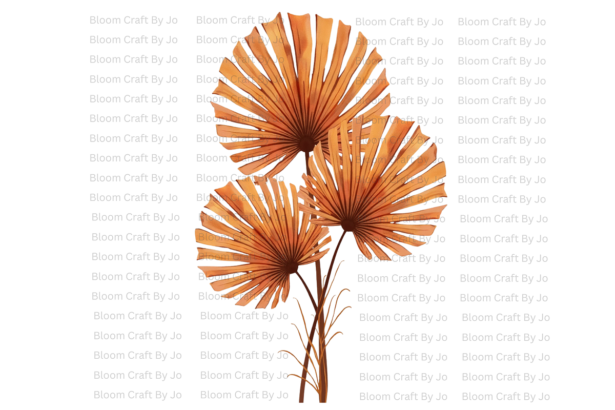 Dried Palm Leaves, a Decorative Illustration by Bloom Craft Creations (Photo 8 of 10)