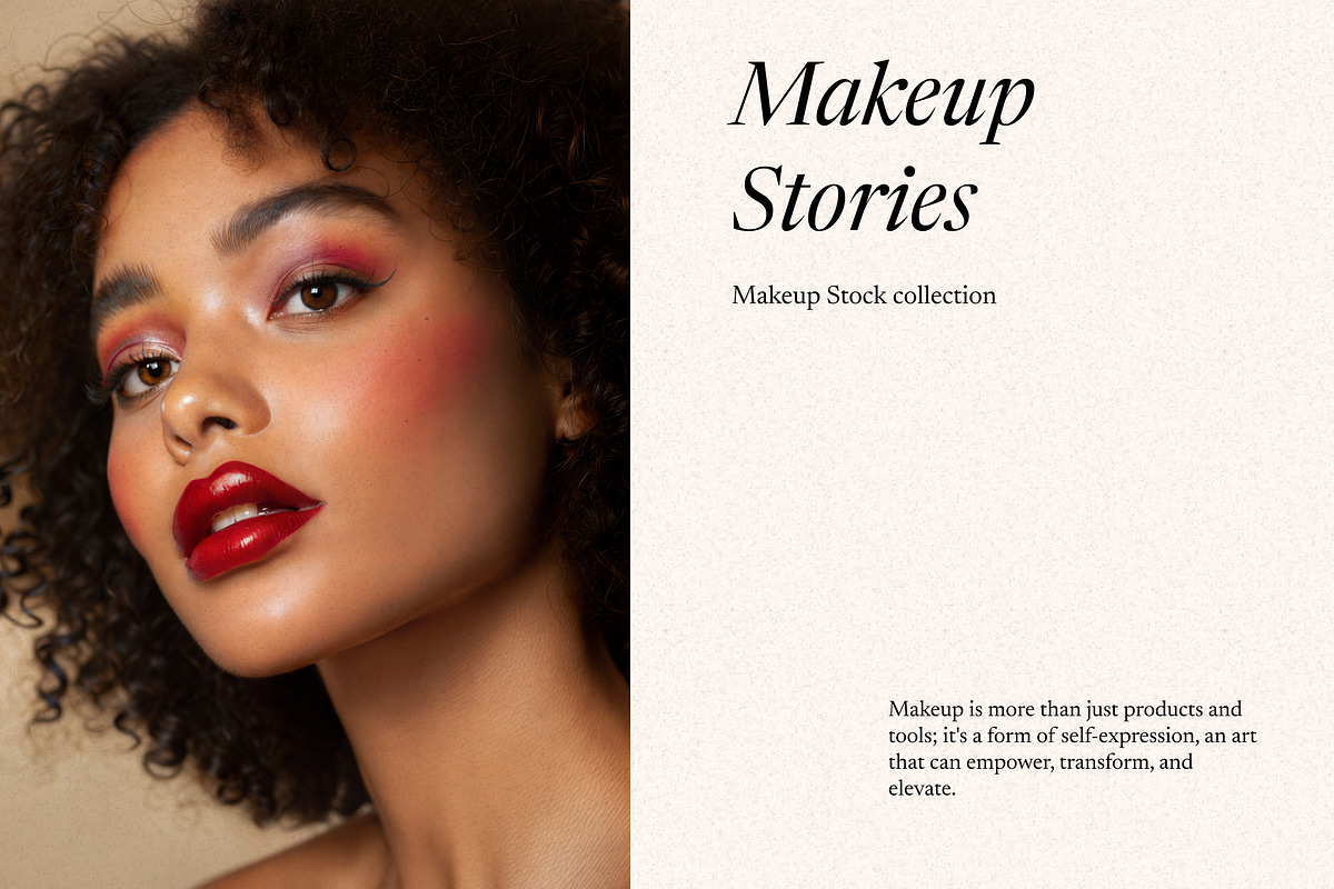 Makeup Stock Photos Bundle, a Beauty & Fashion Photo by Helospace (Photo 7 of 10)