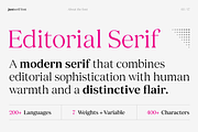 JUST Serif Modern Editorial Typeface, a Serif Font by JUST Creative (Thumbnail 3 of 17)