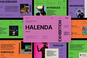 Halenda - Brand Identity GoogleSlide