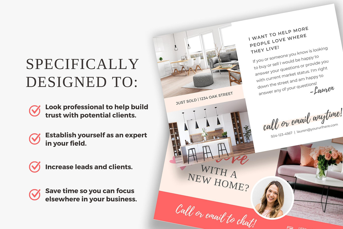 Valentine’s Real Estate Postcard, a Flyer Template by Ciera Design Templates (Photo 4 of 6)