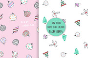 Hand Drawn Christmas Background, an Illustration by MaraquelaStudio (Thumbnail 5 of 7)