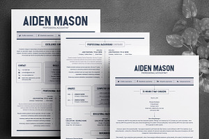 2 Pages Creative Resume Template