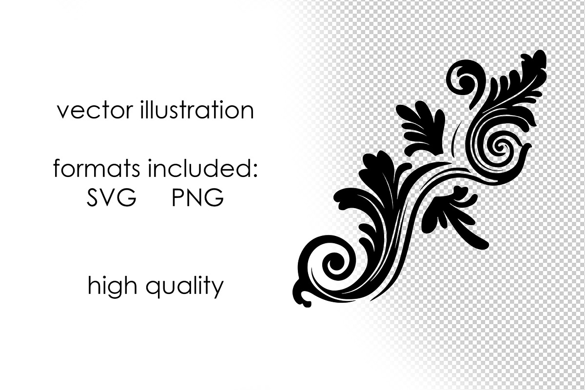 Filigree ScrollOrnament SVG Bundle, an Object Graphic by Dervik Art Store (Photo 5 of 5)