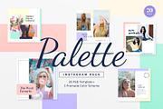 Instagram Pack - Palette, a Social Media Template by muhisya (Thumbnail 1 of 9)