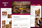 Tasty Email Template + Builder, an Email Template by WEB4PRO (Thumbnail 1 of 5)