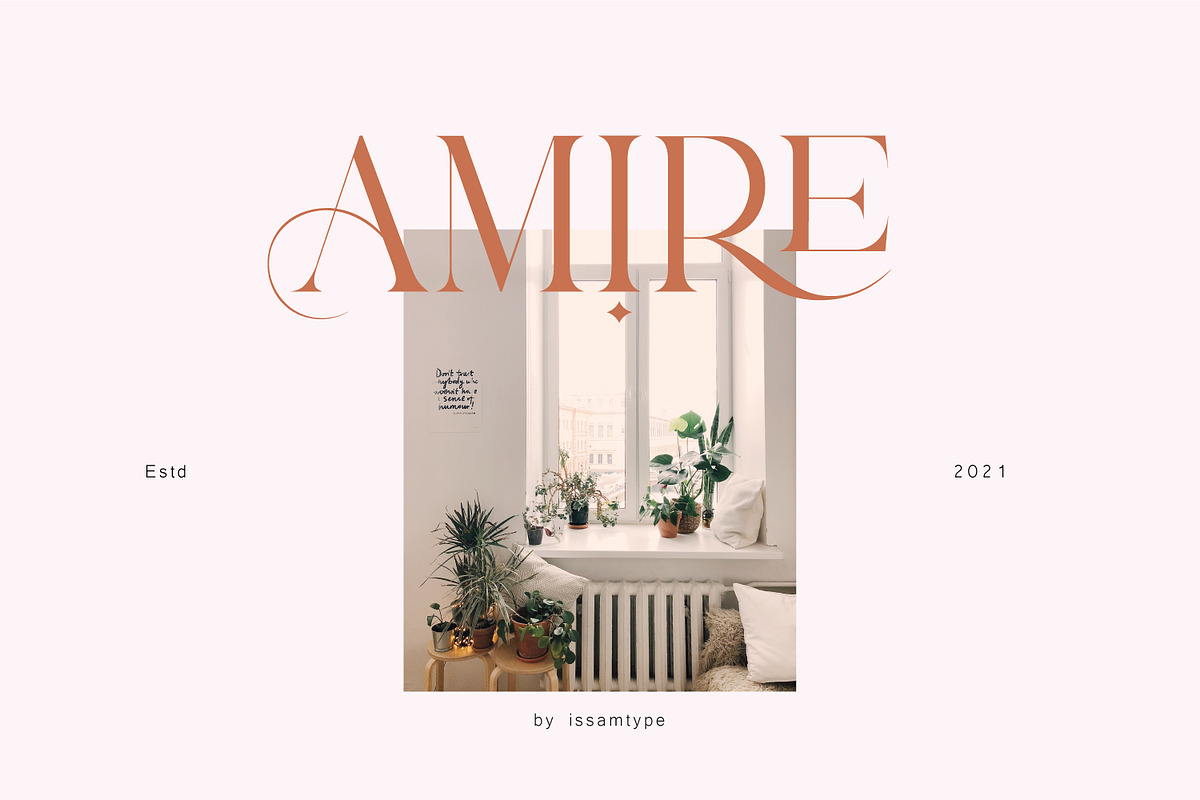 Asfire – Elegant Ligature Serif Font, a Serif Font by Issam Type (Photo 3 of 12)