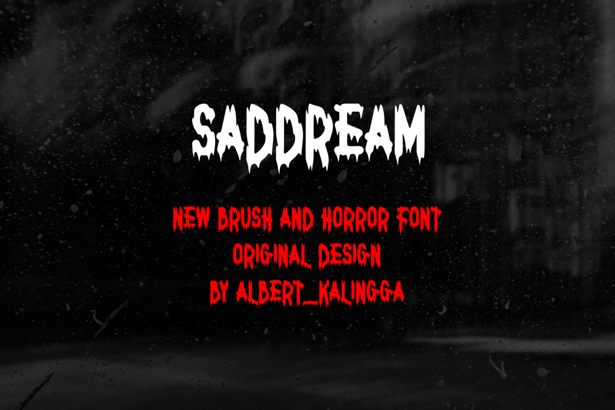 Saddream Font, a Blackletter Font by albert_kalingga (Photo 3 of 5)