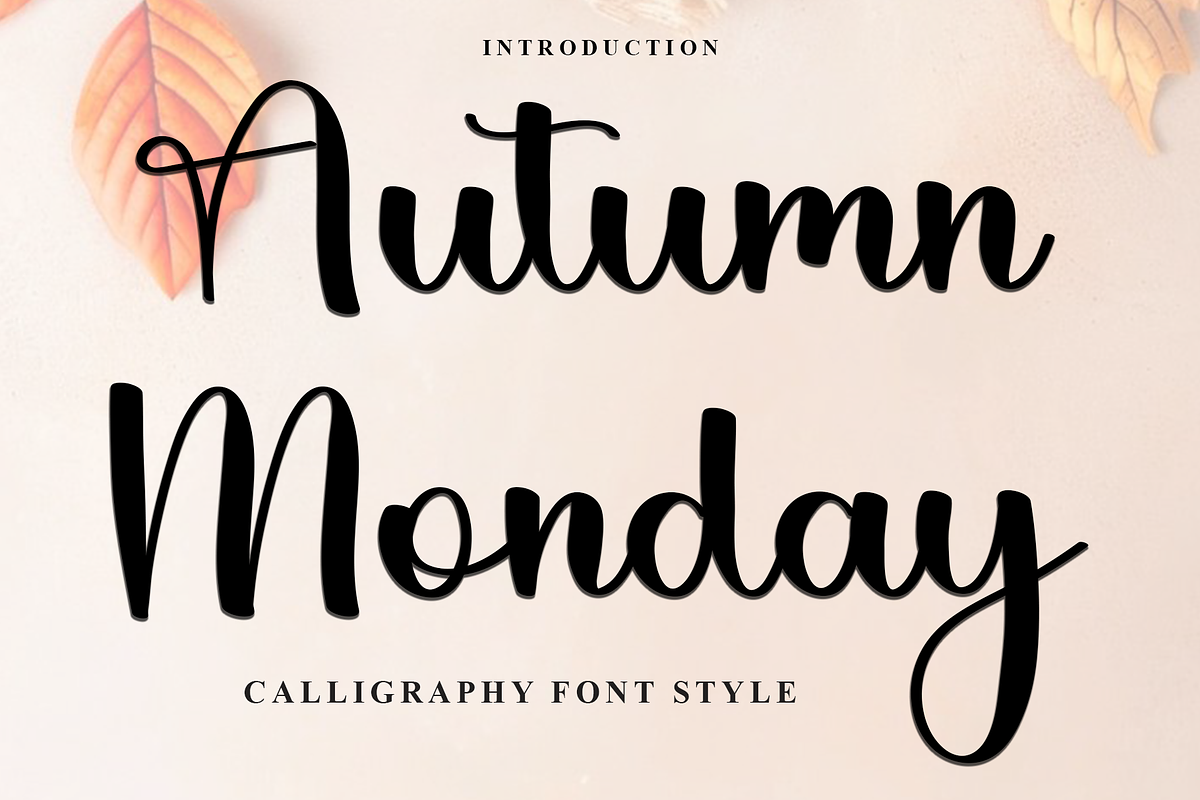 Autumn Monday, a Handwritten Font by FreshTypeINK (Photo 1 of 9)