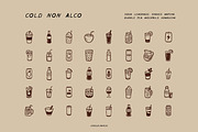 DRINKS Illustrations | Bar Icons, a Food Illustration by Crocus Paperi (Thumbnail 3 of 7)
